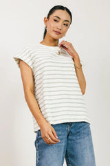 Kaycie Muscle Tee in Grey