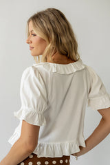 Lottie Blouse in Ivory
