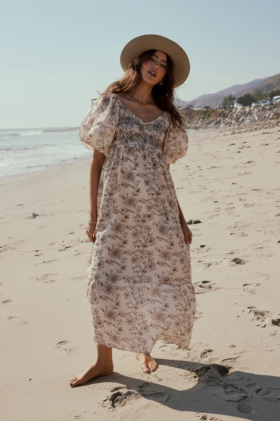 Dannica Floral Smocked Dress