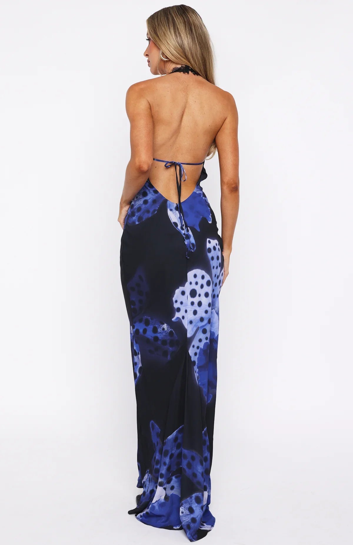 Beyond The Stars Maxi Dress Midnight Tropics