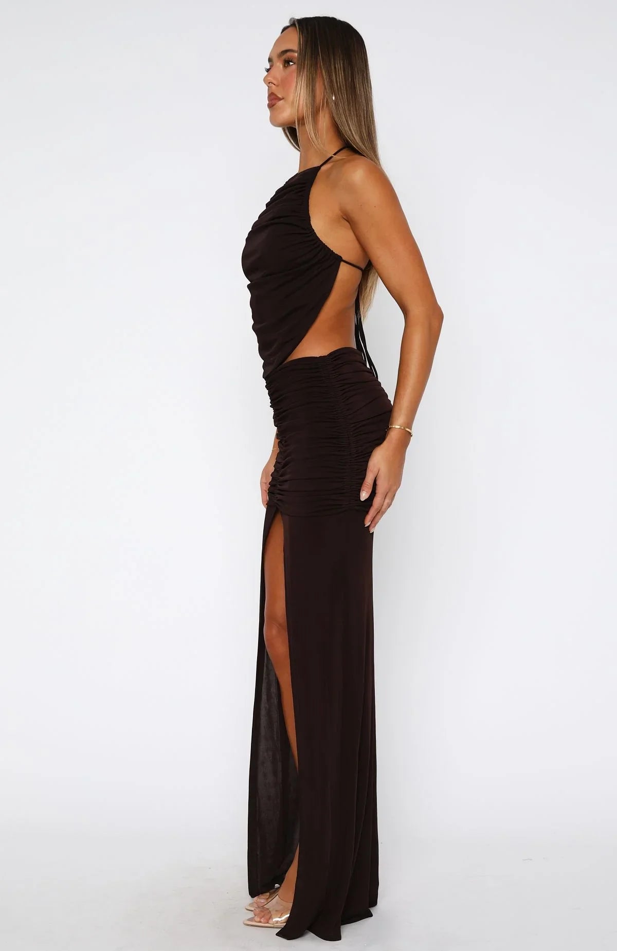 Everlasting Midi Skirt Chocolate