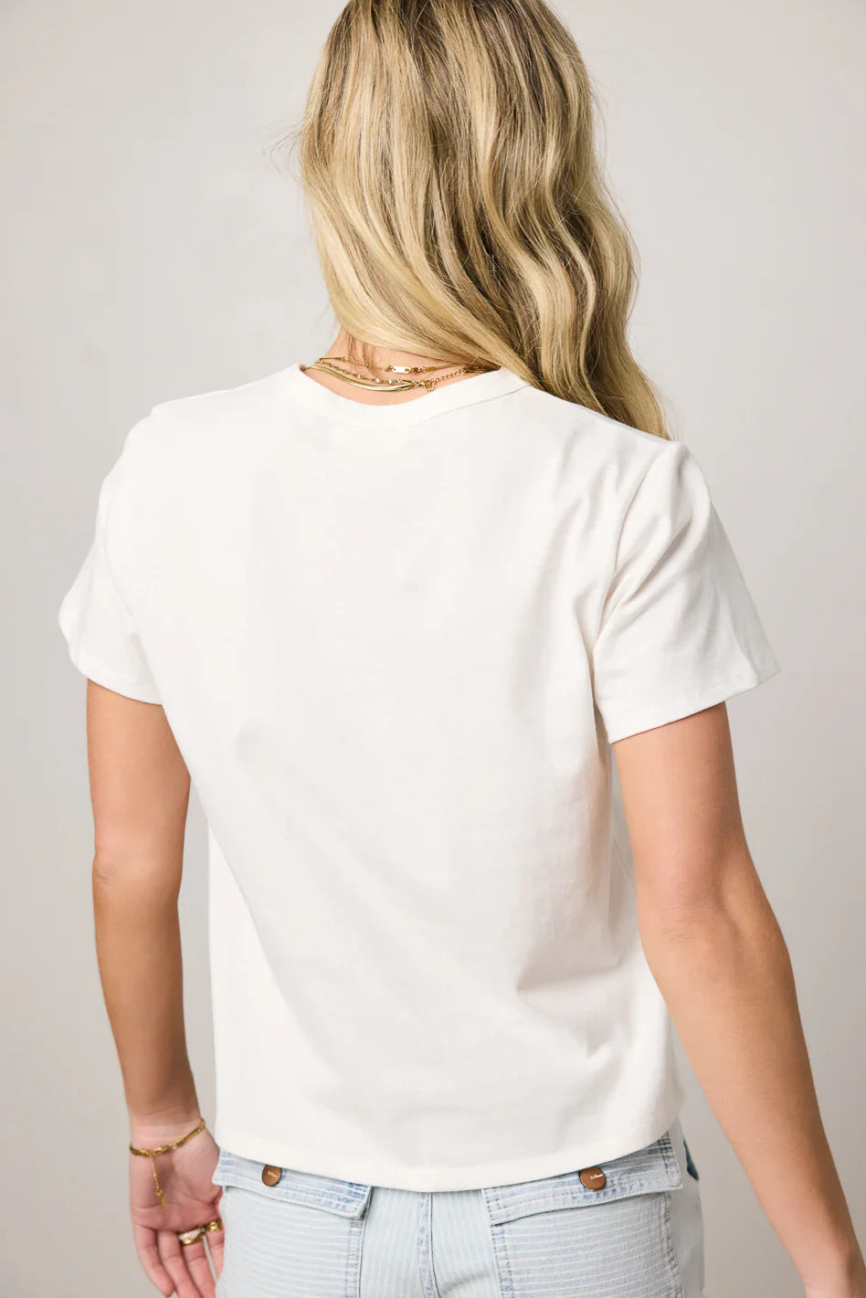 Bella Mia Graphic Tee in Blue