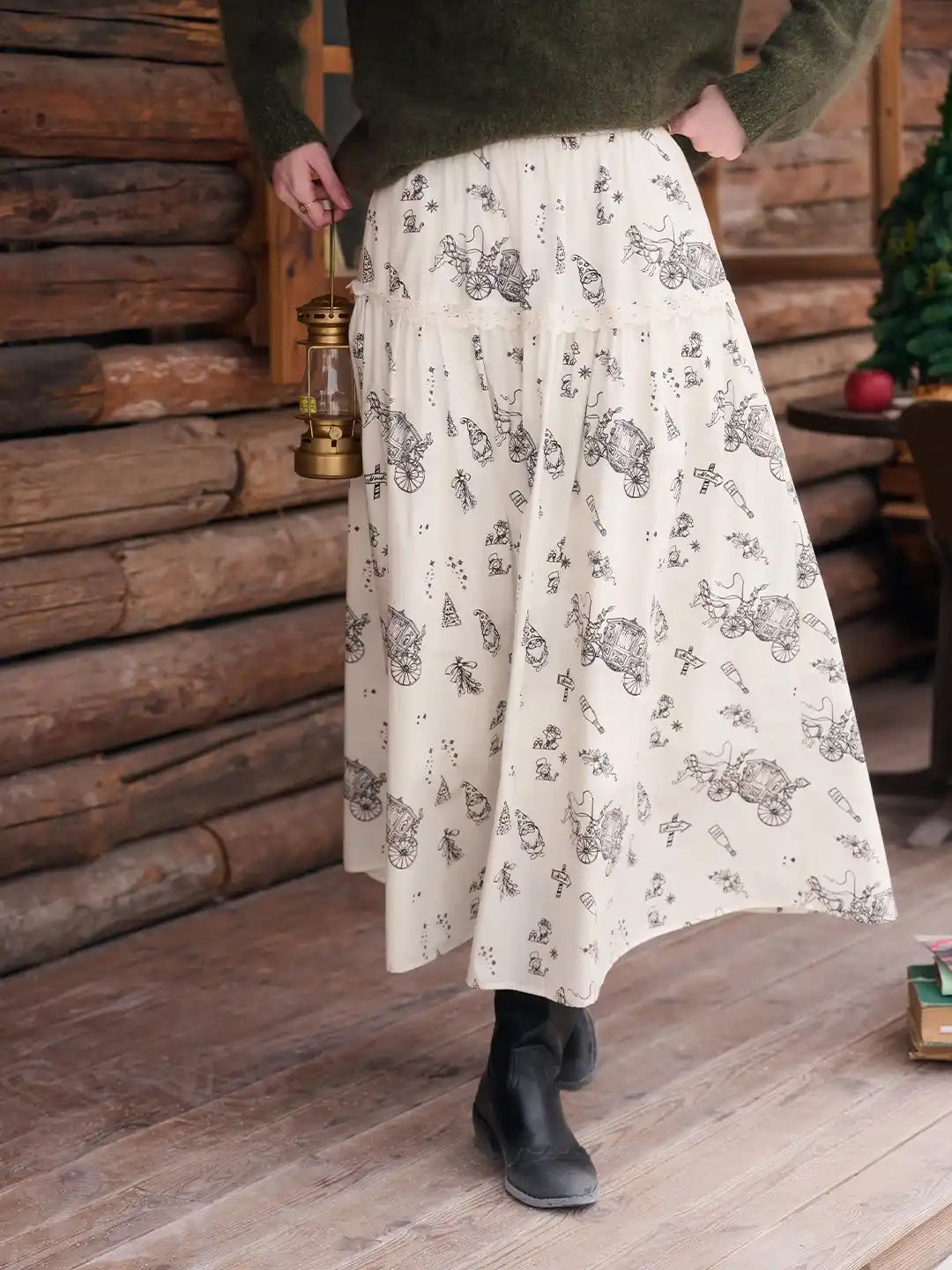 Lea Retro 100% Cotton Skirt