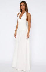 Say You Love Maxi Dress White